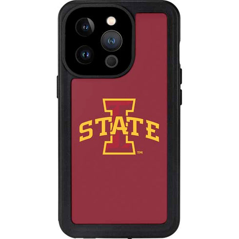 Iowa State University Primary Logo iPhone 15 Pro Waterproof Case